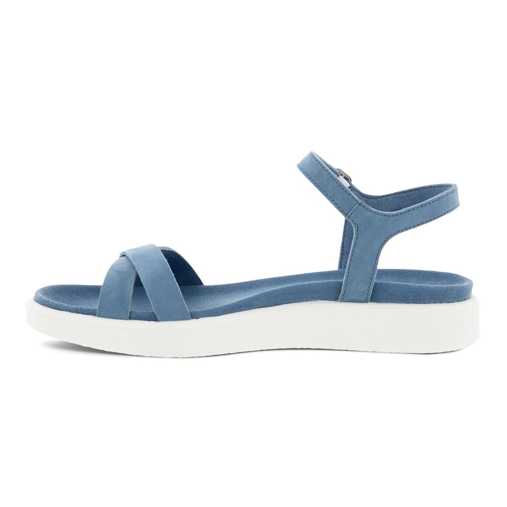 Womens Sandals - ECCO Yuma Crossover Staps - Blue - 9741NSKTY